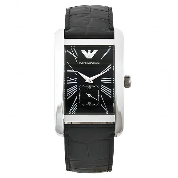 Armani rectangular men's watch new arrivals